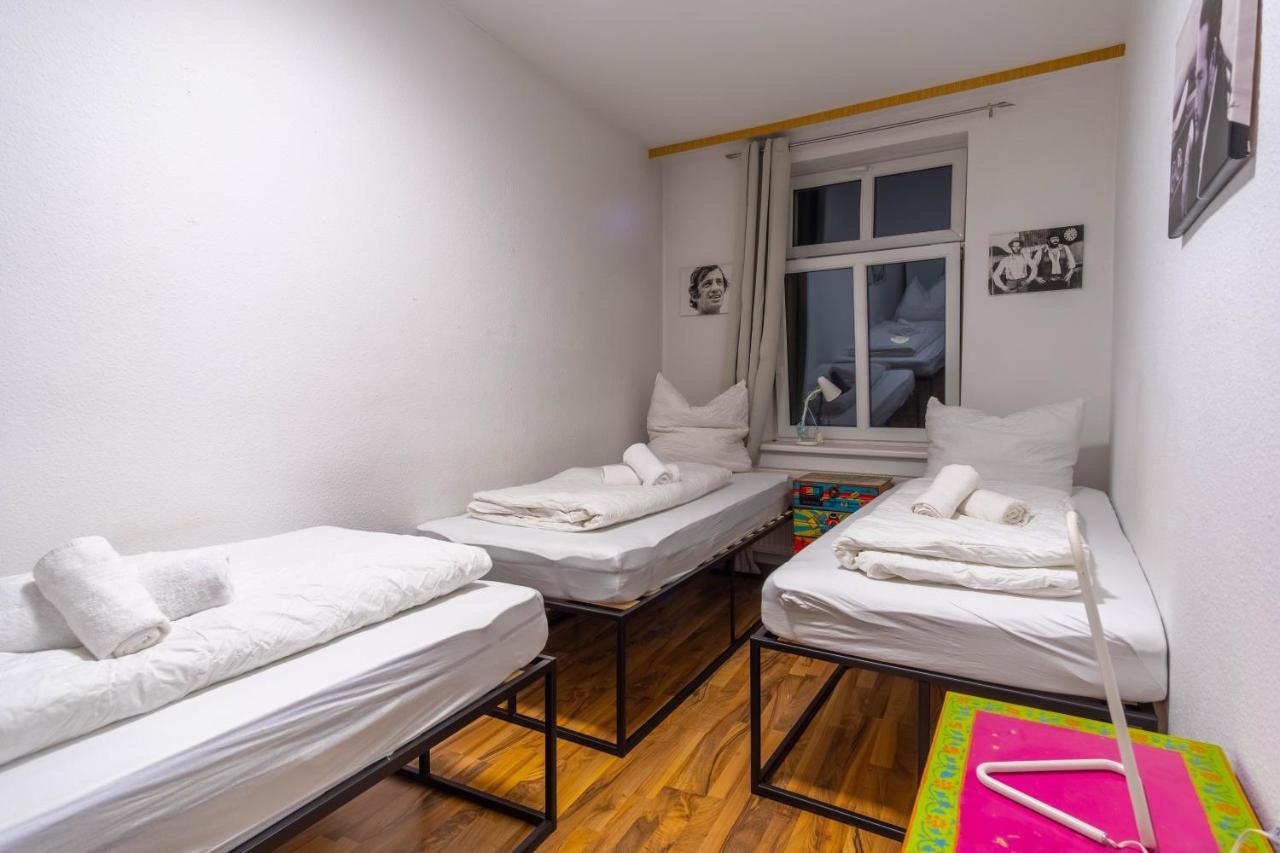 Balkon, Waschmaschine, Tv, Einzelbetten, Nahe Voelkerschlachtsdenkmal ไลป์ซิก ภายนอก รูปภาพ